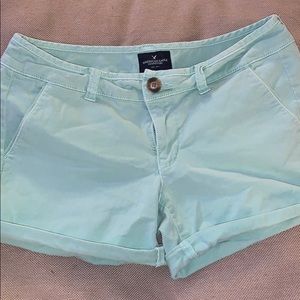 Teal shorts